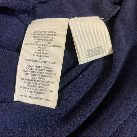 Rachel Roy Navy Dress with Slit Sleeves - Picture 6 of 9